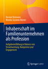 Buchcover Inhaberschaft im Familienunternehmen als Profession