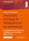 Buchcover Deutschland als Magnet für Hochqualifizierte aus Griechenland