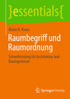 Buchcover Raumbegriff und Raumordnung