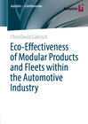 Buchcover Eco-Effectiveness of Modular Products and Fleets within the Automotive Industry