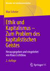 Buchcover Ethik und Kapitalismus – Zum Problem des kapitalistischen Geistes