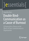 Buchcover Double Bind-Communication as a Cause of Burnout