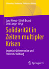 Buchcover Solidarität in Zeiten multipler Krisen