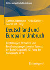 Buchcover Deutschland und Europa im Umbruch