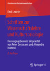 Buchcover Schriften zur Wissenschaftslehre und Kultursoziologie