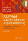 Buchcover Roloff/Matek Maschinenelemente Aufgabensammlung