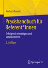 Buchcover Praxishandbuch für Referent*innen
