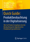 Buchcover Quick Guide: Produktbeobachtung in der Digitalisierung