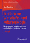 Buchcover Schriften zur Wirtschafts- und Kultursoziologie