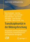 Buchcover Transdisziplinarität in der Bildungsforschung