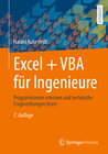 Buchcover Excel + VBA für Ingenieure