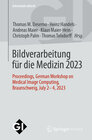 Buchcover Bildverarbeitung für die Medizin 2023
