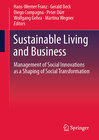 Buchcover Sustainable Living and Business