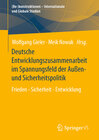 Buchcover Deutsche Entwicklungszusammenarbeit im Spannungsfeld der Außen- und Sicherheitspolitik