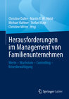 Buchcover Herausforderungen im Management von Familienunternehmen