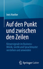 Buchcover Auf den Punkt und zwischen den Zeilen