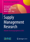 Buchcover Supply Management Research