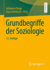 Buchcover Grundbegriffe der Soziologie