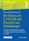 Buchcover Der Diskurs um § 218 StGB und Ursachen von Abtreibungen