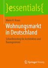 Buchcover Wohnungsmarkt in Deutschland