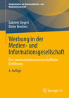 Buchcover Werbung in der Medien- und Informationsgesellschaft