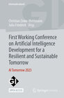 Buchcover First Working Conference on Artificial Intelligence Development for a Resilient and Sustainable Tomorrow