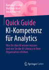Buchcover Quick Guide KI-Kompetenz für Analytics