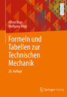 Buchcover Formeln und Tabellen zur Technischen Mechanik