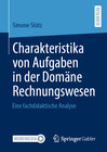 Buchcover Charakteristika von Aufgaben in der Domäne Rechnungswesen