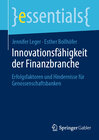 Buchcover Innovationsfähigkeit der Finanzbranche