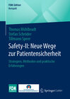 Buchcover Safety-II: Neue Wege zur Patientensicherheit