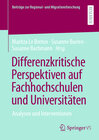 Buchcover Differenzkritische Perspektiven auf Fachhochschulen und Universitäten