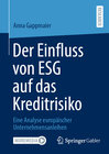 Buchcover Der Einfluss von ESG auf das Kreditrisiko