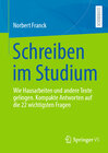 Buchcover Schreiben im Studium