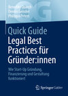 Buchcover Quick Guide Legal Best Practices für Gründer:innen