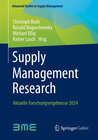 Buchcover Supply Management Research
