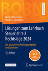 Buchcover Lösungen zum Lehrbuch Steuerlehre 2 Rechtslage 2024