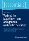 Buchcover Vertrieb im Maschinen- und Anlagenbau nachhaltig gestalten