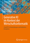 Buchcover Generative KI im Kontext der Wirtschaftsinformatik
