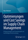 Buchcover Optimierungen und Cost Savings im Supply Chain Management
