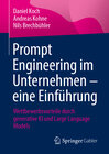 Buchcover Prompt Engineering im Unternehmen – eine Einführung