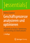 Buchcover Geschäftsprozesse analysieren und optimieren