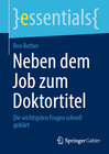 Buchcover Neben dem Job zum Doktortitel