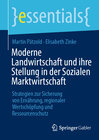 Buchcover Moderne Landwirtschaft und ihre Stellung in der Sozialen Marktwirtschaft