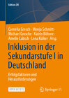 Buchcover Inklusion in der Sekundarstufe I in Deutschland