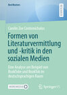 Buchcover Formen von Literaturvermittlung und -kritik in den sozialen Medien