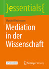 Buchcover Mediation in der Wissenschaft