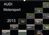 Buchcover AUDI Motorsport (Wandkalender 2013 DIN A4 quer)