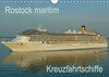 Buchcover Rostock maritim - Kreuzfahrtschiffe (Wandkalender 2014 DIN A4 quer)