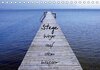 Buchcover Stege - Wege auf dem Wasser (Tischkalender 2014 DIN A5 quer)
